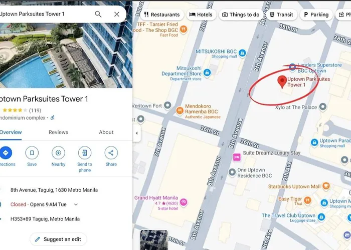 Prime Bgc 1br Near Mitsukoshi Mall #upt16m Manila